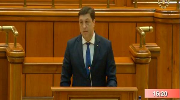 Vot moțiune. Ș. Nicolae, lecții de gramatică în Parlament: "Râd copiii de clasa a 4-a"