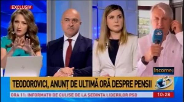 Teodorovici, RĂBUFNIRE neaşteptată la Antena 3: "De ce vreţi să ştiţi? Să facă unii şi alţii ştiri ipocrite?"