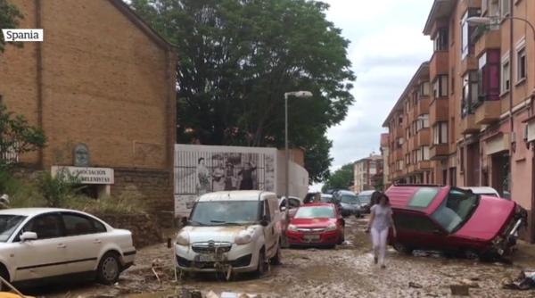 INUNDAȚIILE fac PRĂPĂD în Spania, Italia și SUA, în zone locuite de mulți ROMÂNI