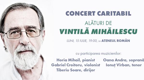 Concert caritabil la Ateneul Român pentru antropologul Vintilă Mihăilescu