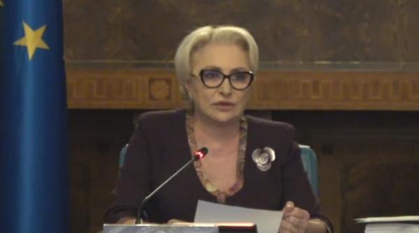 Viorica Dăncilă: "Luni vom discuta și despre REMANIERE"