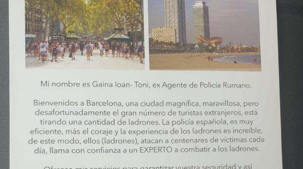 Fost polițist român, VEDETĂ în Spania. Și-a lăsat serviciul pentru a păzi turiștii în Barcelona (foto)