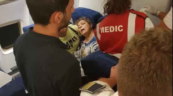 BĂTAIE în avion pe Aeroportul Henri Coandă. VIDEO