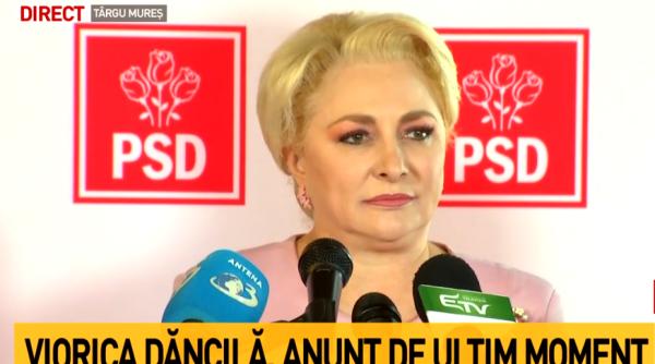 Remaniere Guvern. Dăncilă: "N-am un răspuns de la președinte. NU iau în calcul respingerea"