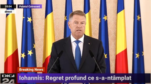 Klaus Iohannis, declarații de ULTIMĂ ORĂ: "Guvernul să se gândească dacă nu este autorul moral"