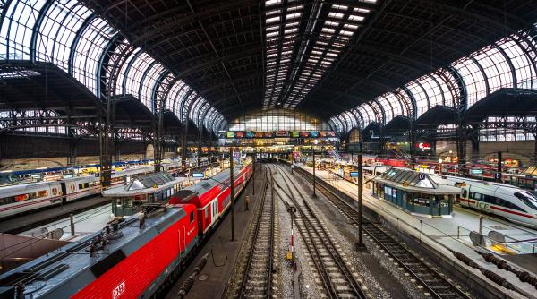 Germania. Sute de agenți au luat cu asalt gara centrală din Frankfurt