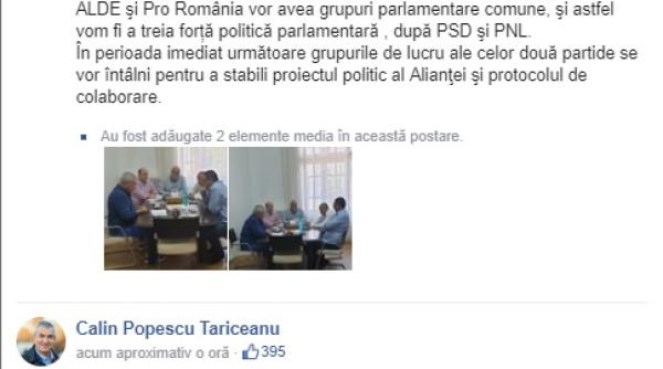 Tăriceanu a ÎNŢELES GREŞIT. Nu s-a HOTĂRÂT alianţa cu Pro România