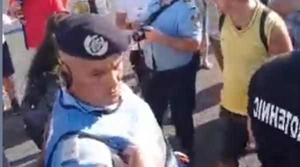 Primele INCIDENTE în Piața Victoriei. Ceartă cu Jandarmii, un om fost SĂLTAT | VIDEO