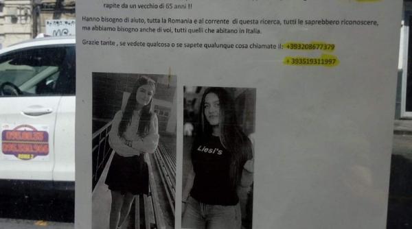 Alexandra și Luiza, CĂUTATE în Italia. "Dați o mână de ajutor, toată România le caută". SHARE MASIV