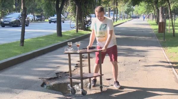 GROPI imense în fața sediului PSD. Paharele de șampanie s-au SPART. Experiment inedit