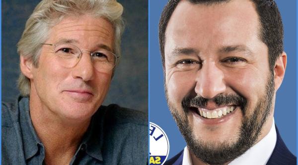 Richard Gere îi dă REPLICA lui Salvini: "Acest Baby Trump exploatează frica şi ura"