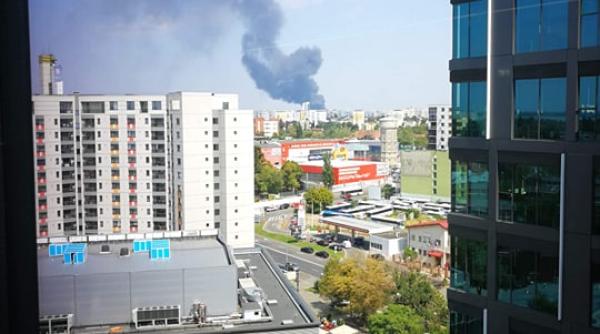Incendiu în Pipera. Mesaj RO ALERT primit de populație 