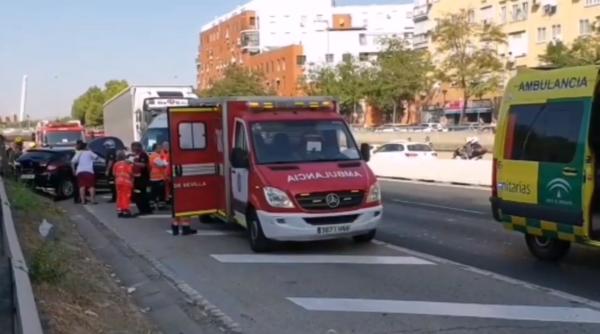 Spania. Un șofer ROMÂN de TIR a făcut PRĂPĂD. A băgat ȘASE oameni în SPITAL (VIDEO)