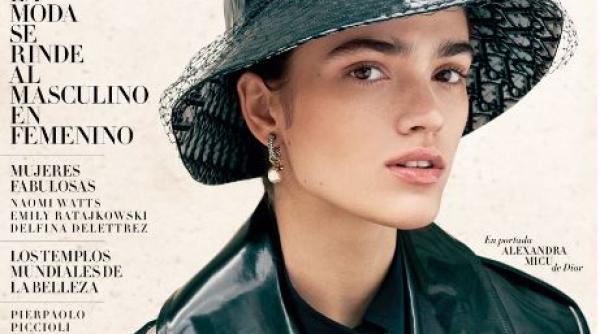 Românca Alexandra Micu, pe prima pagină a uneia dintre cele mai căutate REVISTE de modă din SUA