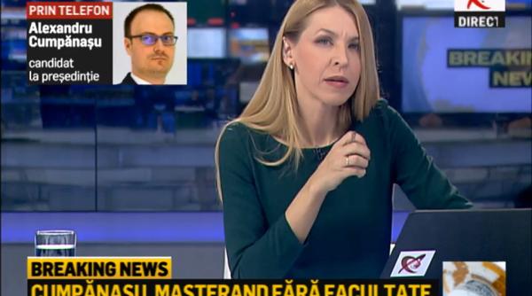 Cumpănaşu, masterand fără licenţă, SCANDAL MONSTRU cu Marinela Mititelu: "Mă luaţi de PROASTĂ!". Cumpănaşu: "Foarte mulţi sunt PROŞTI cu diplomă"