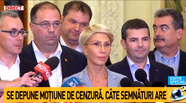 Moţiunea de cenzură împotriva Guvernului Dăncilă a fost DEPUSĂ: „PSD, acelaşi comportament ca Dragnea - noaptea ca hoţii”