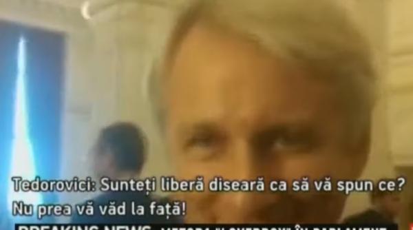 Teodorovici nu recunoaște "mitocănia" din Parlament: "Sunteți siguri că am greșit?"