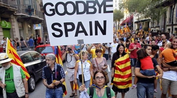 Proteste Barcelona. GREVĂ GENERALĂ în toată Catalonia. Avertisment pentru români 