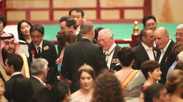 Japonia. Klaus și Carmen Iohannis, la banchetul imperial. Ținutele purtate de cei doi (FOTO)