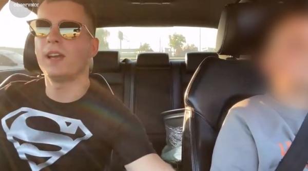 Cunoscut vlogger român, ANCHETAT după ce a pus un copil de 10 ANI să conducă un bolid de 450 de cai putere