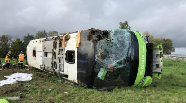 ACCIDENT cu 33 de VICTIME în Franța. În autobuz se aflau și ROMÂNI