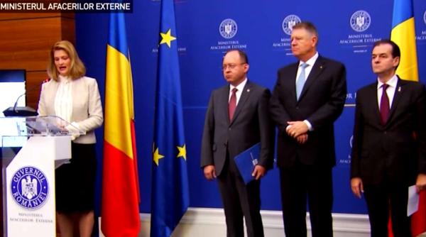 Bogdan Aurescu preia mandatul la Externe. ULTIMĂ ORĂ