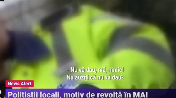 Polițistul local care a refuzat să se legitimeze în fața polițistului rutier a fost AMENDAT cu 1300 lei