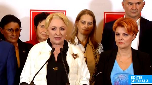 Viorica Dăncilă după ședința din PSD: „M-a ALERGAT domnu' Manda pe coridor. A dovedit că e BĂRBAT“