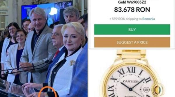Viorica Dăncilă despre celebrul CEAS netrecut în declarația de avere: „Este PRIMIT de la soțul meu“
