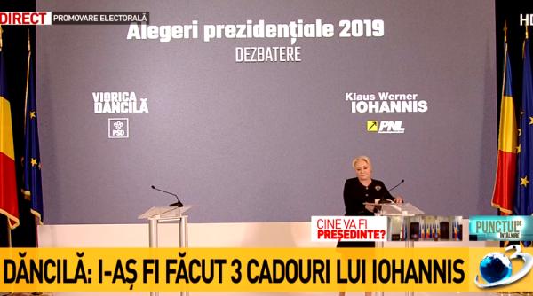 Dăncilă a decis să DEZBATĂ singură: "Am 3 daruri pentru Iohannis!"