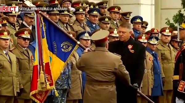 Klaus Iohannis l-a învestit pe noul șef al Armatei Române