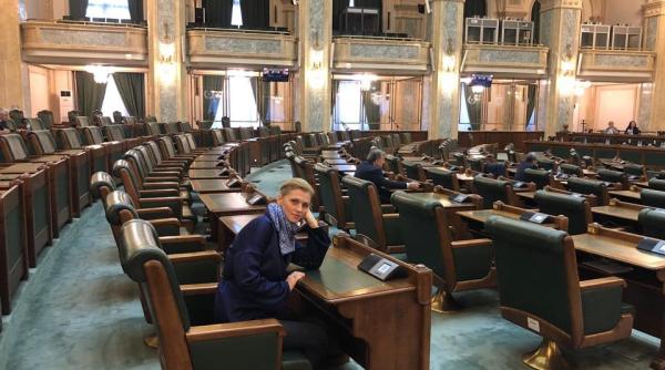 Alina Gorghiu: „Moment penibil! Mai ziceți ceva!” (FOTO)