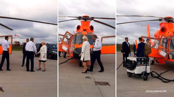 PSD, OBLIGAT de instanță să spună cât a COSTAT elicopterul cu care a mers Dăncilă în Moldova