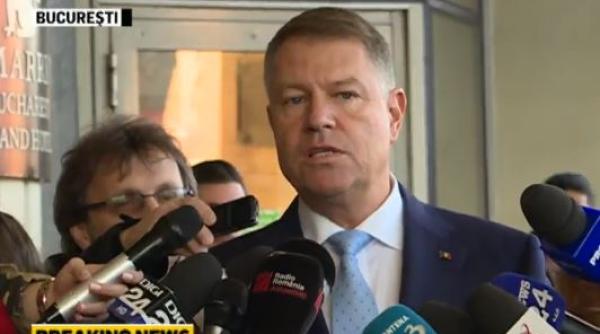 Klaus Iohannis participă la ședința CSM