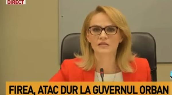 Gabriela Firea, atac dur la Guvernul Orban după nealocarea banilor pentru Spitalul Metropolitan