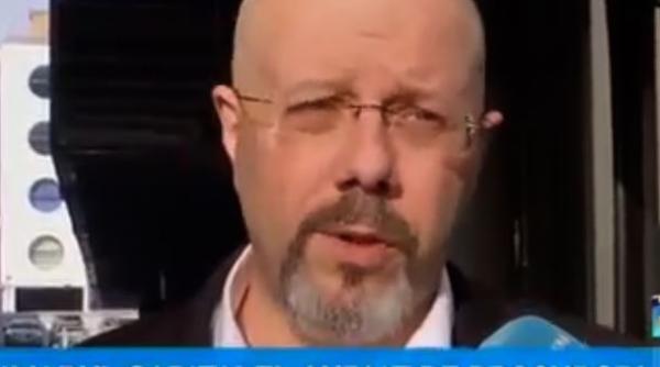 Aurelian Bădulescu, la ieșirea de la DIICOT, către protestatarul Marian Ceaușescu: „Sunteți pe o pantă existențială“