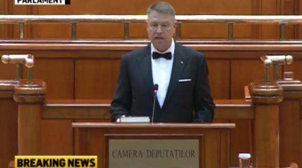 Klaus Iohannis, jurământ pentru al doilea mandat de președinte al României