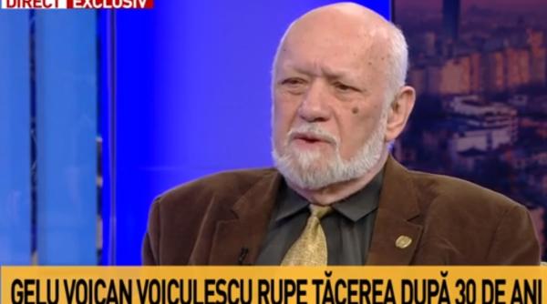 Gelu Voican Voiculescu, prezent monumentul Revoluției, după ce a fost grav rănit și gonit din Piața Universității