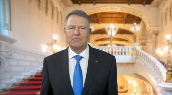 Video. Klaus Iohannis, mesaj pentru "toţi românii, oriunde s-ar afla"