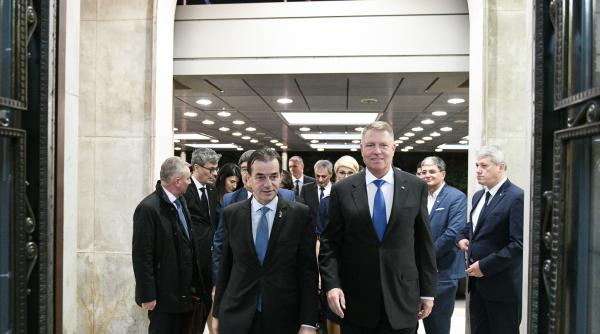 Iohannis, întrevedere cu Orban, Turcan și cu ministrul Boloș la Palatul Cotroceni