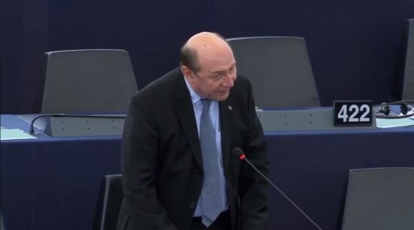 Traian Băsescu, solicitare pe tema Justiției în Parlamentul European: „Este inacceptabil. Cerem o reevaluare“
