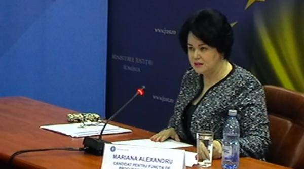 Mariana Alexandru, candidată la șefia DNA: „Un obiectiv deosebit de important - implementarea recomandărilor MCV și GRECO”