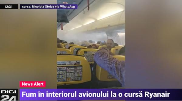 Panică într-un avion care zbura spre Londra. A început să iasă fum imediat ce a decolat de pe aeroportul Otopeni