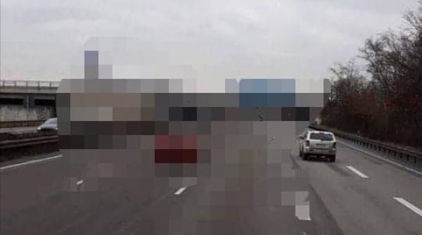 Germania. Un șofer român de TIR, imagine unică surprinsă pe autostradă: „De doi ani pândesc asta“