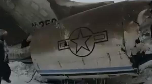 Prăbuşire avion Afganistan. SUA au recuperat rămășițele umane ale militarilor morţi