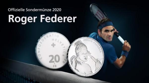 Elveția: monede comemorative Federer și Einstein
