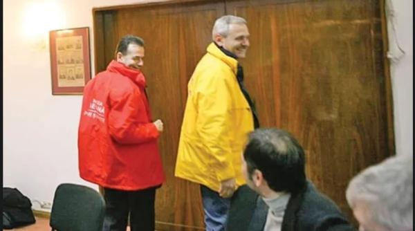 Ludovic Orban explică poza cu el şi Liviu Dragnea: "Vă faceţi că nu vă amintiţi! Dragnea a ieşit la declaraţii cu geaca galbenă"