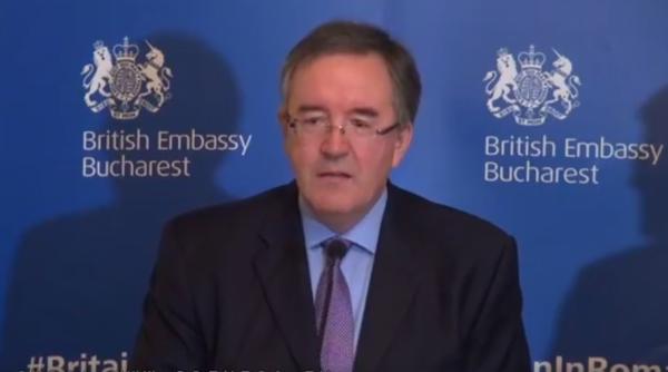 Ambasadorul Marii Britanii: Colaborarea dintre autorităţile britanice şi Poliţia Română în situaţiile de trafic de persoane este excepţională