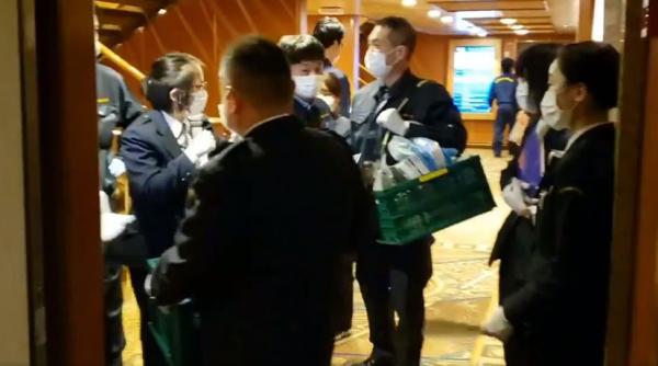 Japonia: 88 de cazuri noi de infectare cu coronavirus pe Diamond Princess