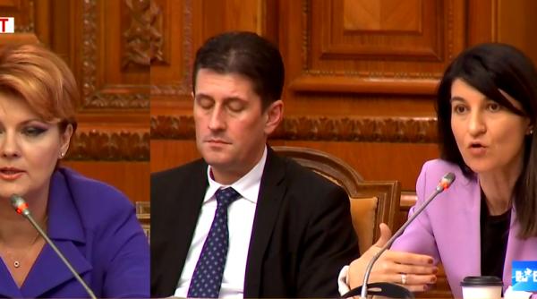 Scandal între Violeta Alexandru și Olguța Vasilescu la audierile din Parlament: "Vă rog să vă calmați!"